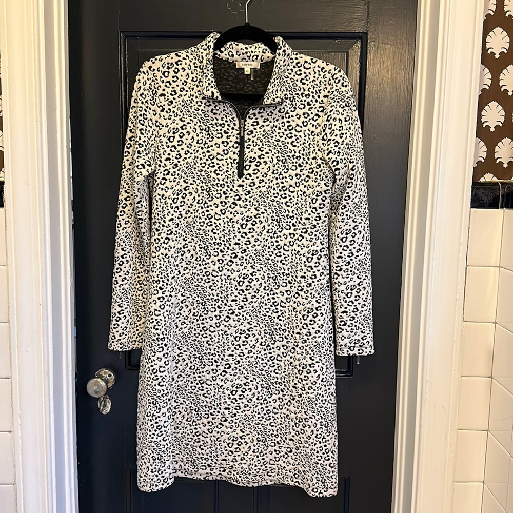 Tyler Boe XS leopard print knit dress